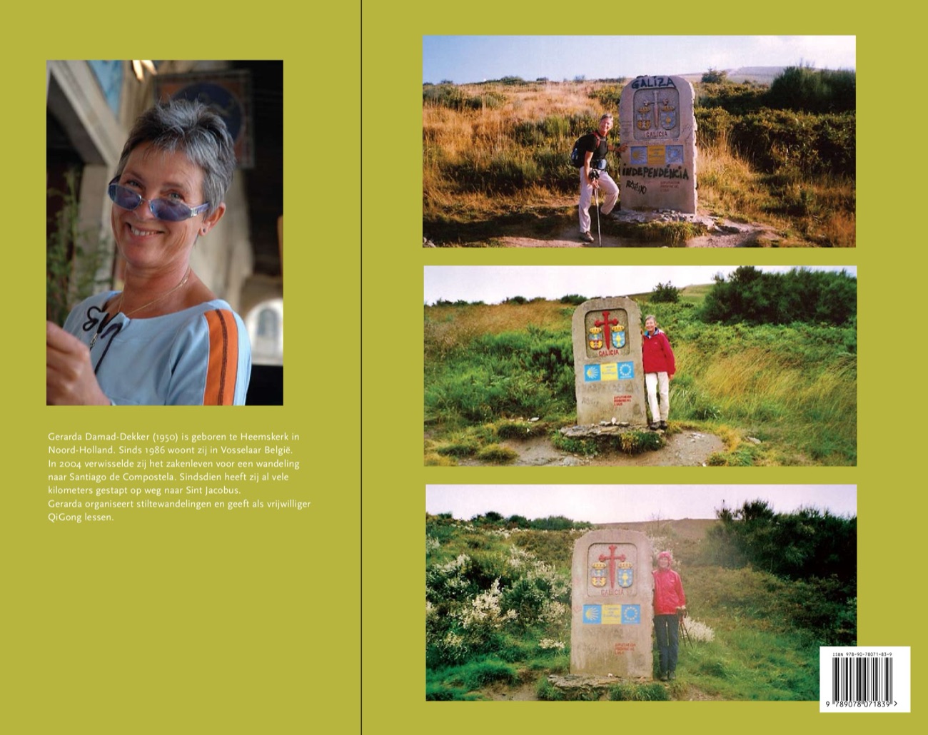 Achterkant van het boek Heimwee naar de Camino