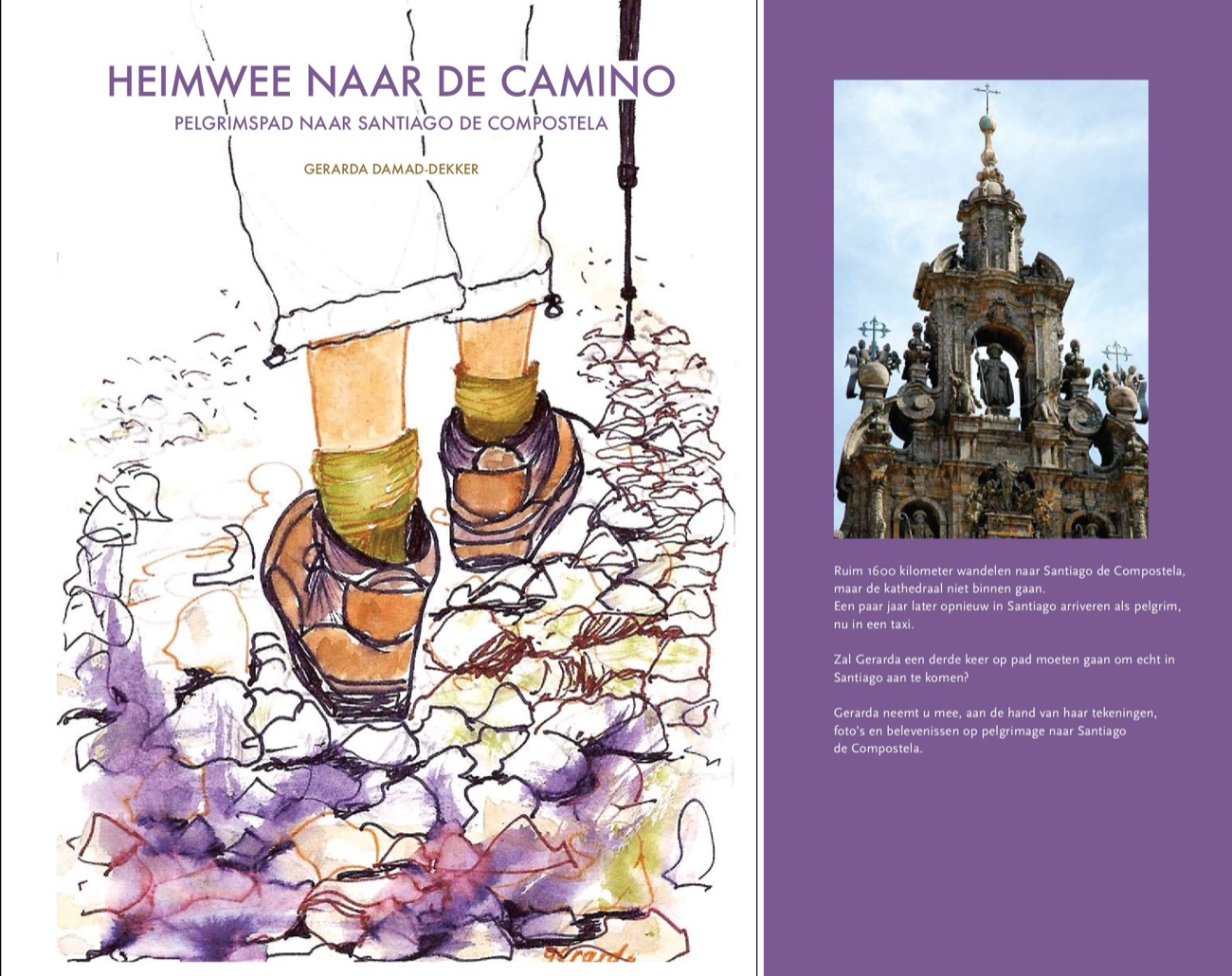 Voorkant van het boek Heimwee naar de Camino